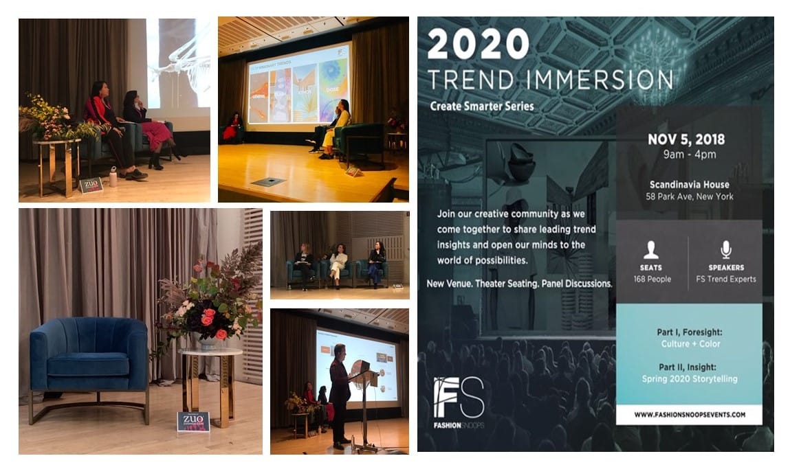 ZUO partners with Fashion Snoops for 2020 Trend Immersion Day.